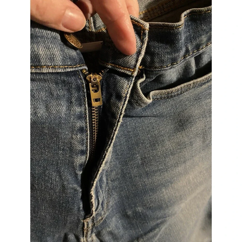 Levis Mens Blue 505 Regular Fit Straight Leg Denim Jeans - Size 32x32